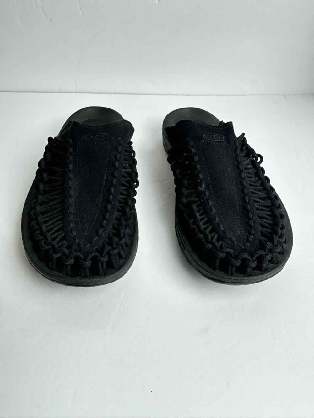 Keen Uneek Slides Women's Size 6.5 EU 37 Shoes Black Open Back Paracord Gorpcore - Picture 5 of 8